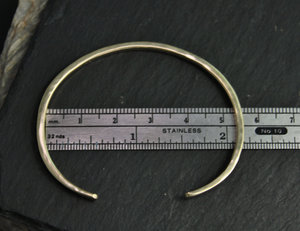 Solid 14k Yellow Gold Cuff Bracelet, Handmade Bracelet, Minimalist Cuff, Hammered Texture, Hammered Gold Cuff, Ready to Ship Bracelet