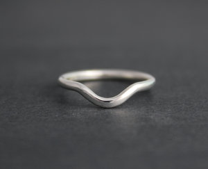 Sterling Silver Ring // Universal Wedding Band // Matching Band // Bridal Set // Wedding Set // Eco Friendly // Ready to Ship Size 7