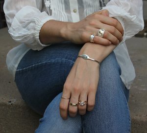 Sterling Silver and Diamond Cuff Bracelet, Evil Eye Bracelet, All Seeing Eye Cuff Bracelet, Eco Friendly, Ready to Ship Bracelet