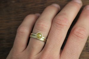 Ships today in your size Rose Cut Yellow Diamond Ring, Rose Cut Engagement Ring, 14k Yellow Gold, One of a Kind,, Ready to Ship Size 6
