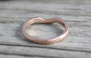 14k Rose Gold Wedding Band, Matching Band, Bridal Set, Wedding Set, Universal Wedding Band, Recycled Gold, Ready to Ship Gold Ring