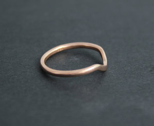 14k Rose Gold Wedding Band, Matching Band, Bridal Set, Wedding Set, Eco Friendly, Ready to Ship Gold Ring