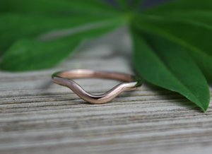 14k Rose Gold Wedding Band, Matching Band, Bridal Set, Wedding Set, Eco Friendly, Ready to Ship Gold Ring