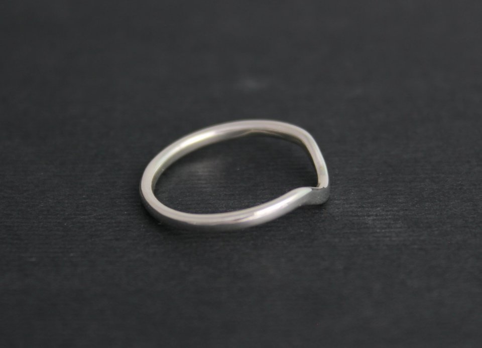 Sterling Silver Ring // Universal Wedding Band // Matching Band // Bridal Set // Wedding Set // Eco Friendly // Ready to Ship Size 7