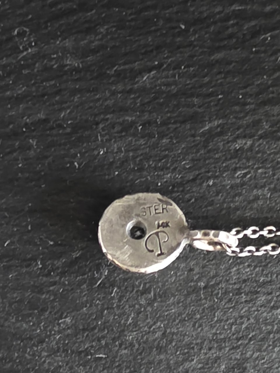 Diamond Coin Pebble Necklace, 14k Yellow Gold silver Diamond Pendant, Conflict Free Eco Friendly Gold Necklace, Ready to Ship Neckwear 2tone