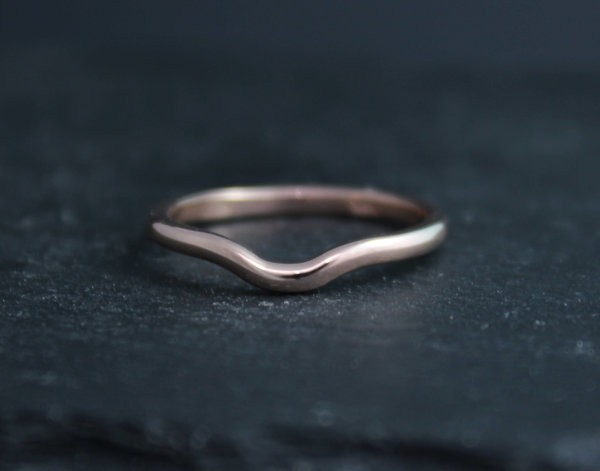 14k Rose Gold Wedding Band, Matching Band, Bridal Set, Wedding Set, Eco Friendly, Ready to Ship Gold Ring